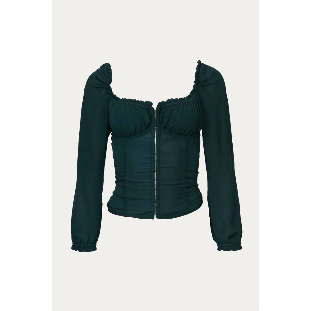 NEW MERRIT CHARLES dakota top in emerald